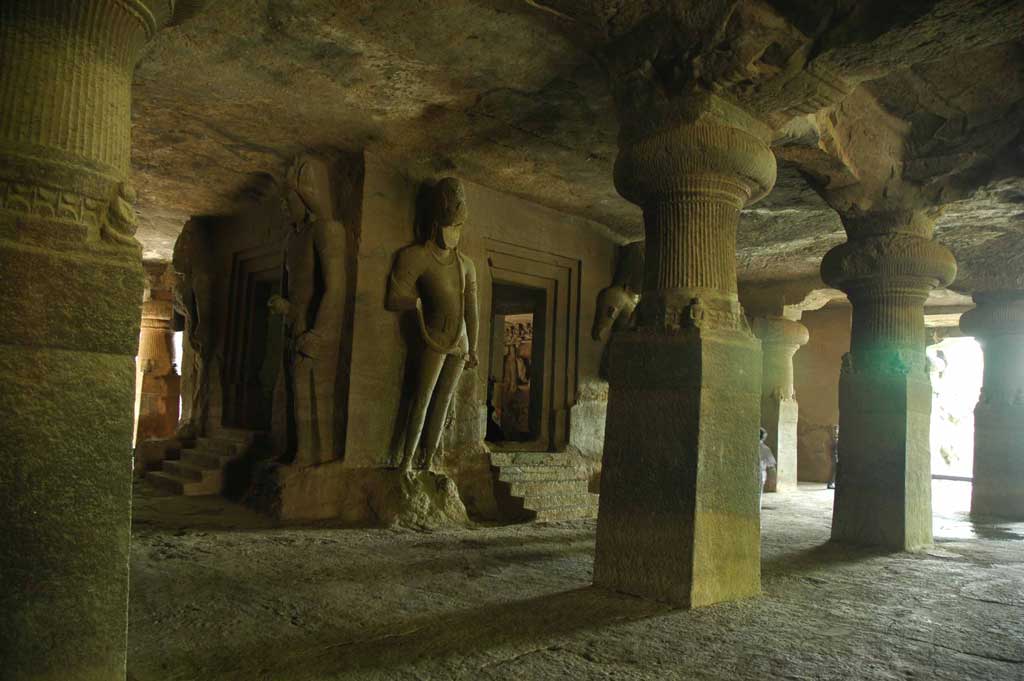 The mystical Elephanta caves on Gharapuri island in Mumbai